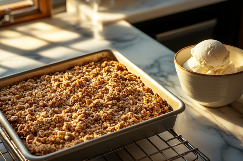 Hazelnut Crumble Topping